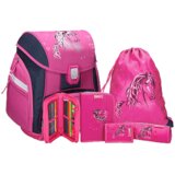 Spirit Spirit: Ergonomska školska torba s 3D uzorkom konja, set od 5 komada s LED osvjetljenjem 34x22x41cm | shoptok.hr