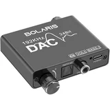 Digitalno-analogni zvočni pretvornik DAC 192 kHz / RCA / Jack, Črna, (5000191821)