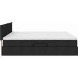  Krevet s madracem i skladištem s madracem Crna 200 x 200 cm | shoptok.hr