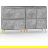  Komode 2 kom siva boja betona 60x35x70 cm od konstruiranog drva | shoptok.hr