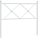 Metalno uzglavlje bijelo 100 cm | shoptok.hr