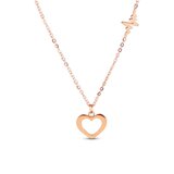 Vuch Glimmer Rose Gold Necklace | Shoptok.si