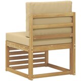  Srednja sofa za van Čvrsto drvo akacije Bijela | shoptok.hr