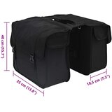  Torba za bicikl Crna 40 x 18.5 x 35 cm Poliester | shoptok.hr