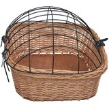  Prednja košara za bicikl s poklopcem 50x45x35 cm prirodna vrba | shoptok.hr
