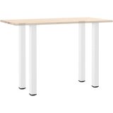  Noge za barski stol 4 kom Bijele 90-92 cm Čelične | shoptok.hr