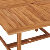  Vrtni blagovaonski stol 110 x 110 x 75 cm od masivne tikovine | shoptok.hr