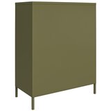 Støraa Kaki zelena kovinska omarica 79x100x39 cm Bradford – | Shoptok.si