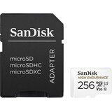 San Disk Spominska kartica High Endurance 256GB microSDXC UHS-I U3 V30 (100/40 MB/s) + SD adapter &amp;ndash; SDSQQNR-256G-GN6IA Slike