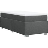  Krevet s oprugama i madracem tamnosivi 90x200 cm od tkanine | shoptok.hr