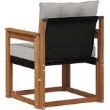  Set vanjskih sofa Čvrsto drvo akacije i Textilene | shoptok.hr
