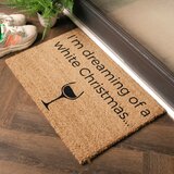 Artsy Doormats Otirač s božićnim motivom od kokosovih vlakana 40x60 cm White Wine Christmas – | shoptok.hr