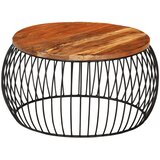  Stolić za kavu Ø 68 cm od masivnog obnovljenog drva | shoptok.hr