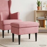  Stolica za noge Ružičasta 55 x 35 x 41 cm Baršun | shoptok.hr