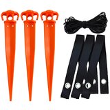 INF Komplet kolov za oporo mladih dreves, podporni koli za drevesa na vrtu Orange, (21779562) | Shoptok.si