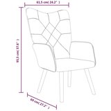  Stol za sproščanje s stolčkom večbarvno blago, (20701196) | Shoptok.si