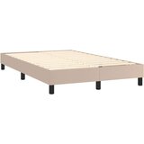  Box spring madrac LED cappuccino 120x200cm umjetna koža | shoptok.hr