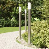  Stupić za zidne lampe 3 kom 110 cm od nehrđajućeg čelika IP44 | shoptok.hr