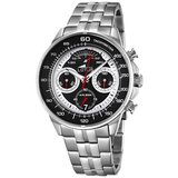 Lotus muški chrono crno beli sportski ručni sat sa brzinometrom 604659