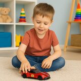 SPORTS Car Metal Race Drive Opening Doors Red 1:32 | shoptok.hr