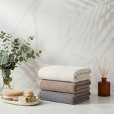  Central - Asorti GreyEcruBrown Hand Towel Set (3 Pieces) Cene