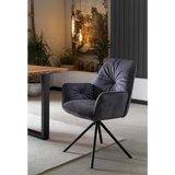 Livetastic Naslanjač Vintage, Črna, Vrtljiv | Shoptok.si