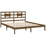  Okvir za krevet od masivne borovine boja meda 200 x 200 cm | shoptok.hr
