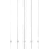 vidaXL Stebri za Ograje 10 pcs U-Channel 160 cm Pocinkano Jeklo | Shoptok.si