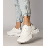 Gemre White sports sneakers with a silver insert Lenkuta | shoptok.hr