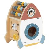 Tooky Toy drvena svemirska raketa sa 6 aktivnosti | shoptok.hr