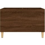 vidaXL Omarica za gramofonske plošče rjavi hrast 74,5x38x48cm inž. les | Shoptok.si