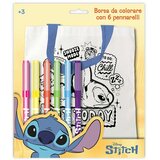  TORBA ZA BOJENJE SA FLOMASTERIMA STITCH LST0419 Cene