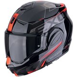 Scorpion kaciga Exo-tech evo traveller black-red Cene
