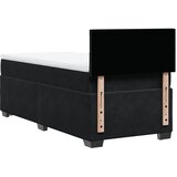 Box spring krevet s madracem crni 90x200 cm baršunasti | shoptok.hr