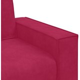 SOFA fotelja vino crvena 100x78x84 cm baršun - boja crnog vina 1 100 cm | shoptok.hr