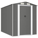  Vrtno spremište svjetlosivo 192x274x223 cm pocinčani čelik | shoptok.hr
