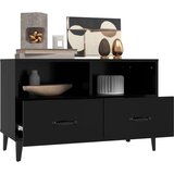 TV ormarić crni 80 x 36 x 50 cm od konstruiranog drva | shoptok.hr