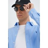 Polo Ralph Lauren Pamučna košulja za muškarce, regular, s talijanskim ovratnikom | shoptok.hr