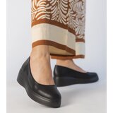 Gemre Black platform derby shoes made of eco-leather Huron | Shoptok.si