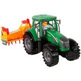 Green Tractor with Orange Cultivator for Kids | shoptok.hr