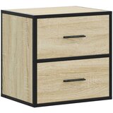 Maison Chic Stenska Nočna omarica - Nočna miza sonoma hrast 40x31x39,5 cm, (21689350) | Shoptok.si
