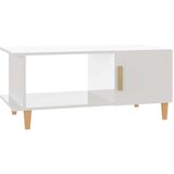  Stolić za kavu sjajni bijeli 90 x 50 x 40 cm konstruirano drvo | shoptok.hr