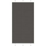 vidaXL Plisirana roleta crna 105x200 cm širina tkanine 104,4 cm | shoptok.hr