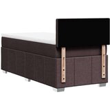  Krevet s oprugama i madracem tamnosmeđi 90 x 200 cm od tkanine | shoptok.hr