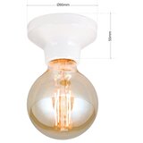 Orion stropna svetiljka frost 1xE27/60W/230V bela | Eponuda.com