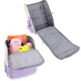 Lean Toys Školski ruksak s motivom zečića i reflektirajućim materijalima 21L - pastelne boje | shoptok.hr