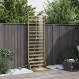 Vanjski tuš 225 cm Impregnirano borovo drvo i nehrđajući čelik | shoptok.hr