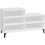 Maison Chic Omarica za obutev - Kopa za čevlje bela 102x36x60 cm inženirski les, (21776444) Cene