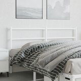 vidaXL Kovinsko vzglavje belo 150 cm | Shoptok.si