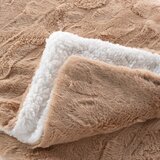 Douceur d intérieur Svjetlo smeđa deka od mikropliša 180x220 cm Foxy – | shoptok.hr